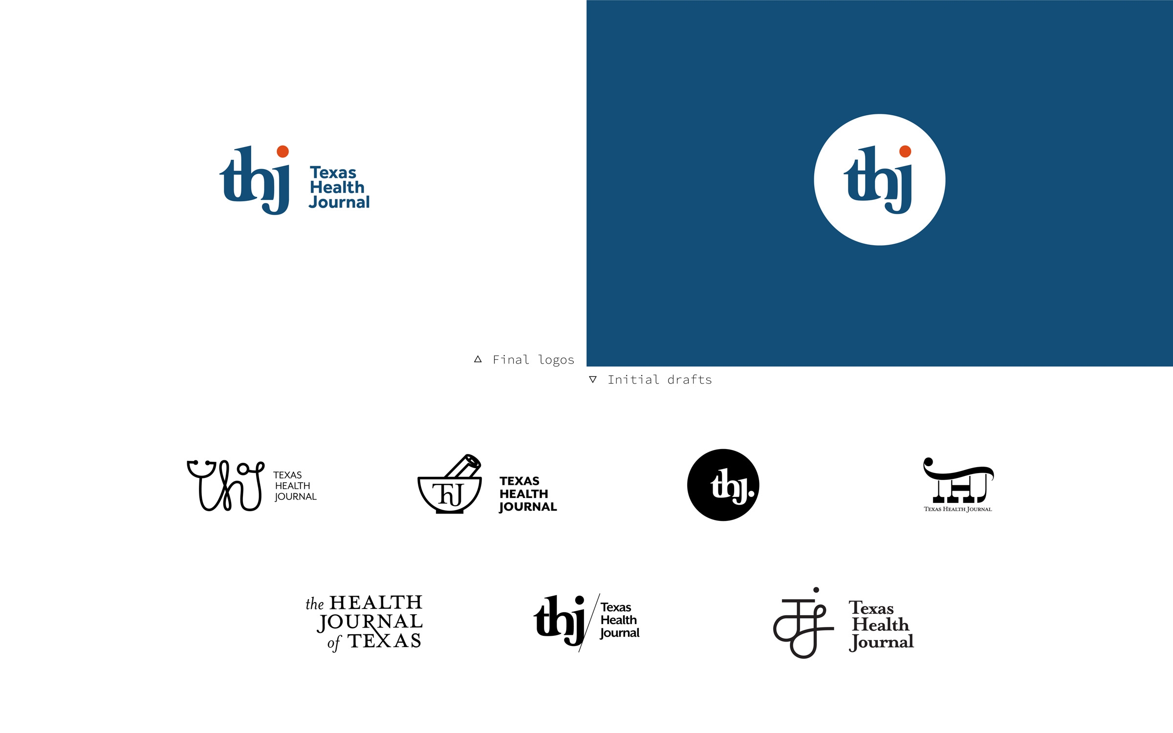 Logo design for the Texas Health Journal 