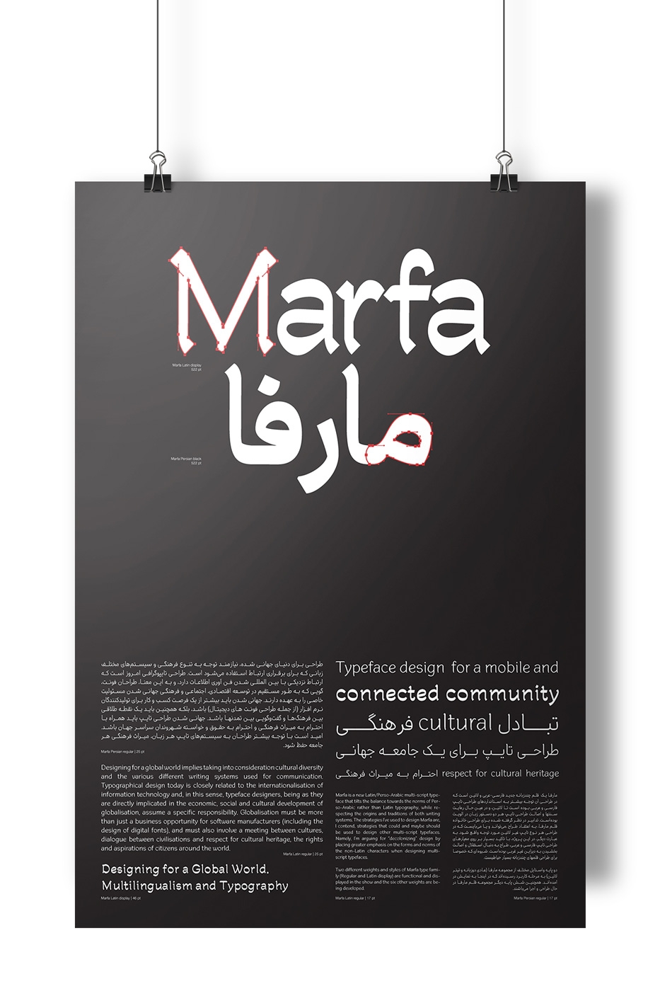 Marfa Perso-Arabic & Latin typeface