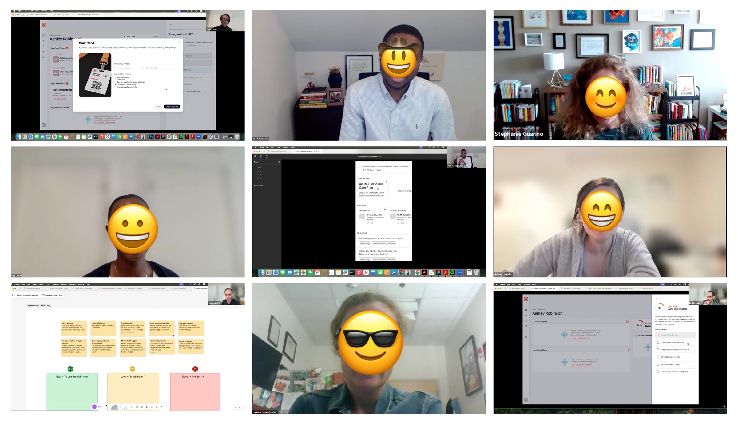 I ran more than 20 user interviews with patients and providers to discover their needs and pain points in managing sickle cell disease day to day